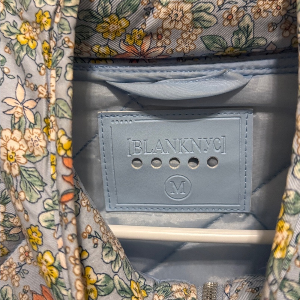 Blank NYC Floral Quilted Jacket - Picture 5 of 6